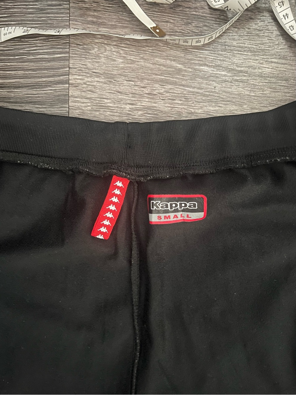 Kappa Womens Logo Track Pants Black White - Picture 2 of 10